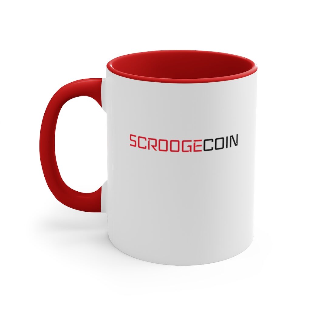 scrooge crypto coffee mug scroogecoin mug