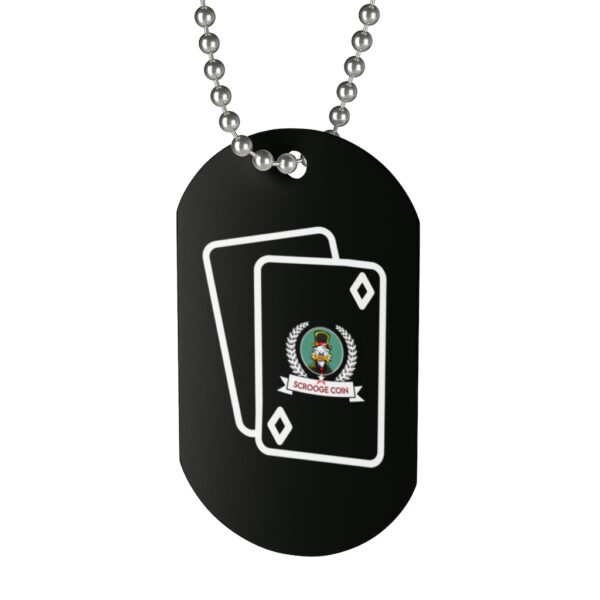 ScroogeCoin Aces Dog Tag Necklace
