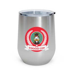 ScroogeCoin Logo Insulated Wine Tumbler
